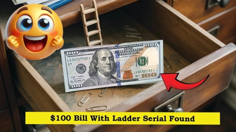 $100 Bill With Ladder Serial Found in Office Desk Drawer — Valued at $880,000