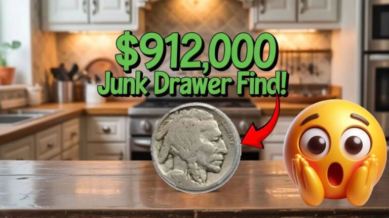 Buffalo Nickel Found in Junk Drawer Still Being Circulated — Now Worth $912,000