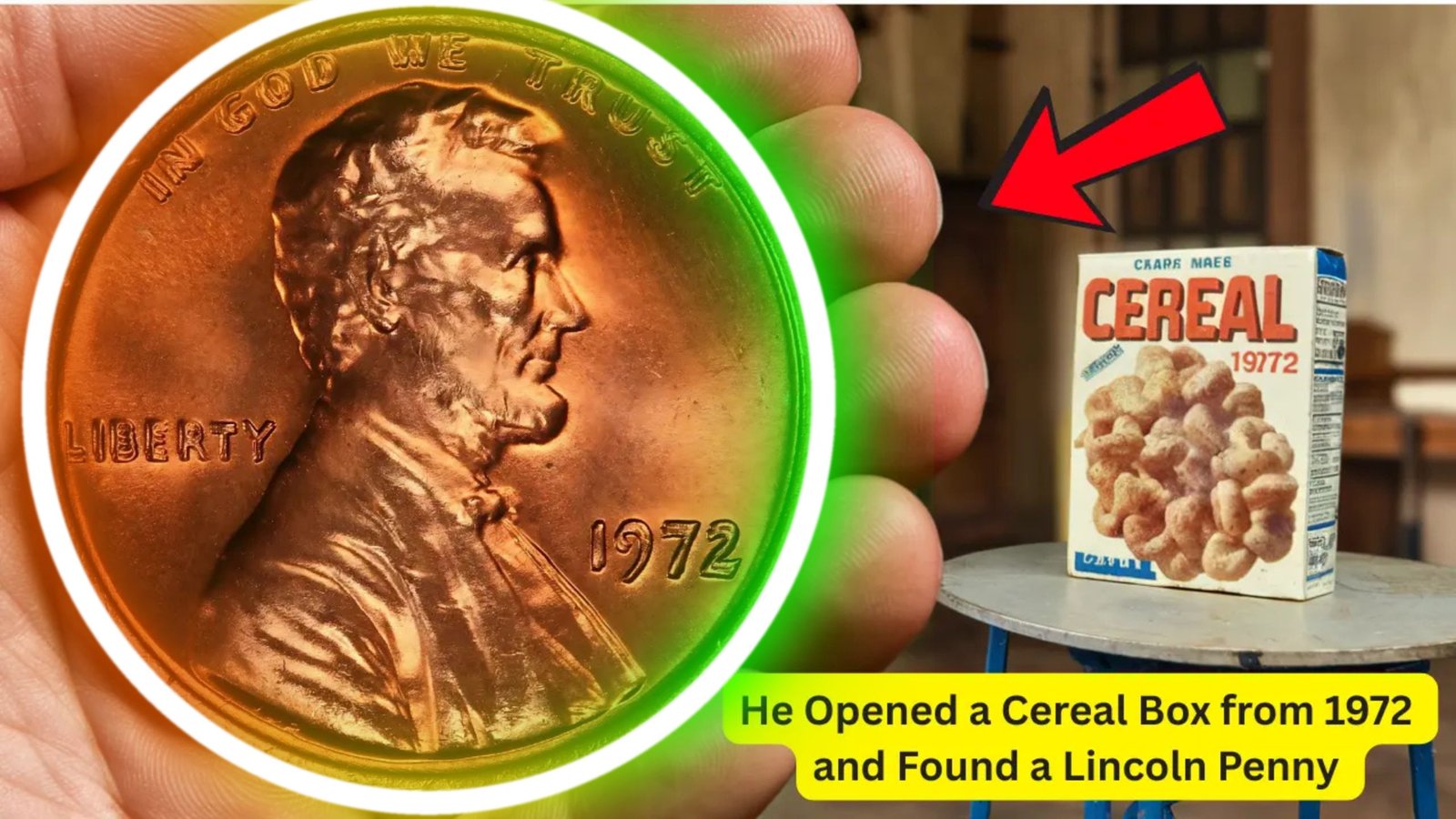 He Opened Cereal Box from 1972 and Found Lincoln Penny Worth $90,000
